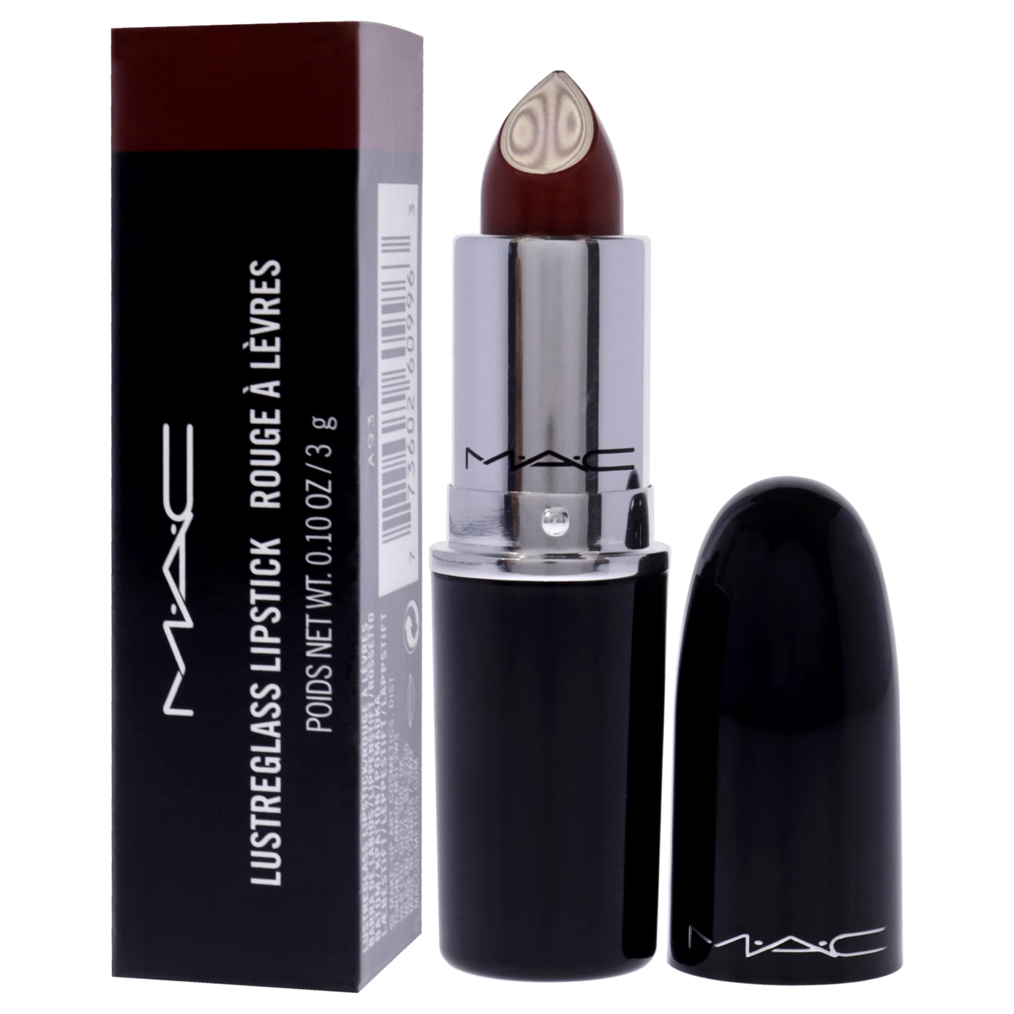 Amazon | MAC Lustreglass Lipstick - 549 PDA for Women 0.1 oz